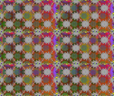 Çiçekleri, deniz kabukları, mandalaları ve suluboya efektleriyle donanma geçmişi. Yatak çarşafları, ceket, paket tasarımı, kumaş ve moda kavramları için tekstil baskısı. Kusursuz etnik tasarım.