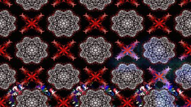 Çiçekli çiçek deseni, suluboya. Süslü kumaş deseni. Raster deseni.