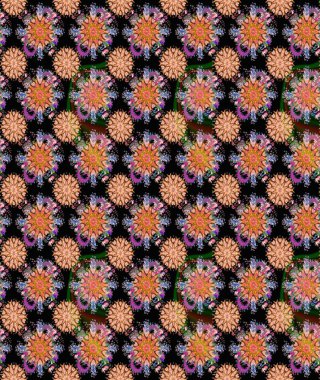 Raster çiçekli arka plan. Renkli Yaz Temalı eskiz kalıbı. Güzel kumaş deseni. Düz Çiçek Elementleri Tasarımı. Yazdır. Güzel çizim şekli..