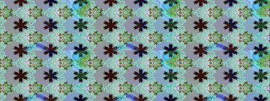 Küçük çiçekli basit bir çiçek çizimi. Mavi renkte şirin çiçekler. Moda baskısı, albüm, ambalaj kağıdı ve duvar kağıdı için zarif dekoratif süslemeler. Raster illüstrasyonu.