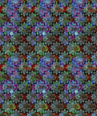 Çiçek desenli eskiz, yaz çiçekleri. Mavi renkli çiçekler. Düz Çiçek Elementleri Tasarımı. Renkli Bahar Teması çizim şablonu.