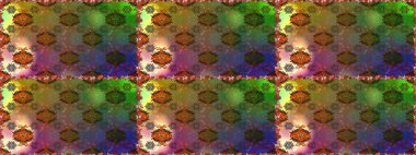 Raster deseni. Bahar çiçekleri dallı desen, kahverengi ve çiçek siluetiyle yeşil renkler.