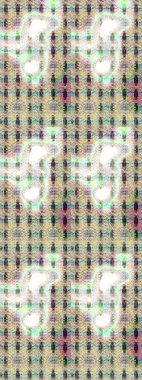 Taslak desenli, modaya uygun kumaş deseni. Raster illüstrasyonu. Renkli Bahar Teması eskiz kalıbı. Düz Çiçek Elementleri Tasarımı. Şirin çiçek elementleri..