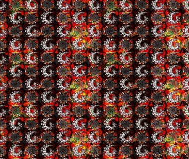 Güzel çiçek deseni. Renkli Bahar Teması eskiz kalıbı. Düz Çiçek Elementleri Tasarımı. Siyah renkte çiçekler.