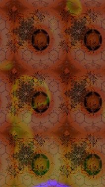 Çiçekli çiçek deseni, suluboya. Süslü kumaş deseni. Raster deseni.