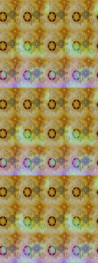 Yumuşak, bahar çiçekli arka plan. Çiçekli karalama şeklinde Raster çiçek deseni. Tarafsız ve sarı renkte çiçekler.