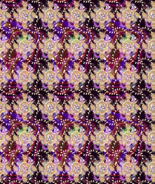 Renkli Bahar Teması eskiz kalıbı. Düz Çiçek Elementleri Tasarımı. Parlak arkaplan eskiz desenli çiçekli fantezi tasarımı.