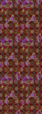 Raster Güzel kumaş deseni. Raster suluboya deseni, narin çiçekler, çiçekler, tebrik kartı şablonu..