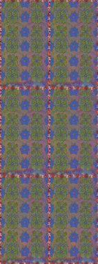 Suluboya tarzında gri ve kahverengi renkte çiçekler. Gri ve kahverengi renkli çiçeklerle kusursuz çiçek deseni.