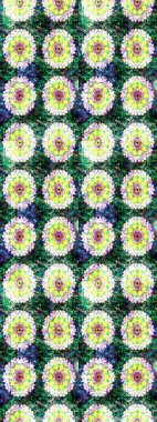 Süslü zentangle çizim dokusu, soyut çiçeklerle süslenmiş. Çiçek deseni duvar kağıdı, desen dolguları ve web sayfası arka planı için kullanılabilir. Şekillendirilmiş çiçekli çizim deseni.