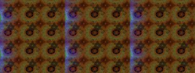 Kahverengi renklerde bahar çiçekleri. Raster illüstrasyonu. Yaprak ve çiçeklerin suluboya resmi, kahverengi renklerdeki çizim deseni.