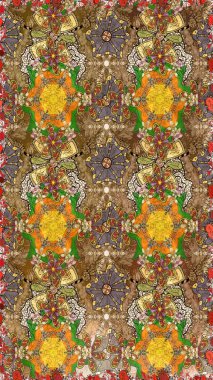 Eski usul küçük çiçekli şirin bir eskiz deseni. Kumaş, duvar kağıdı ve kağıt üzerine baskı yapmak için gelişen arka plan. Raster illüstrasyonu. Moda arka planında parlak buketler.