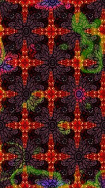 Yatak çarşafları, ceket, paket tasarımı, kumaş ve moda kavramları için tekstil baskısı. Çiçekleri, deniz kabukları, mandalaları ve suluboya efektleriyle donanma geçmişi. Çizim kalıbı etnik tasarım.