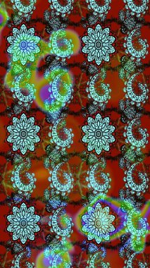 Güzel suluboya yaz çiçekleri deseni..