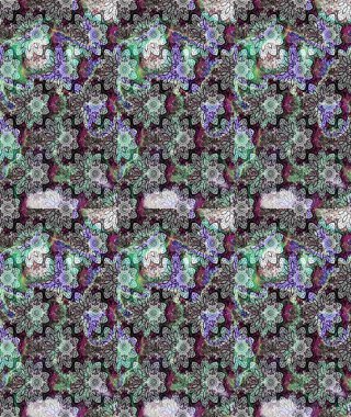 Düz Çiçek Elementleri Tasarımı. Raster illüstrasyonu. Taslak desenli, modaya uygun kumaş deseni. Renkli Bahar Teması eskiz kalıbı. Şirin çiçek elementleri..