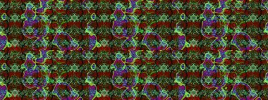 Yeşil, kırmızı ve kahverengi renkte çiçekler. Gömlek, arka plan modelini çiz. Tropik çiçekler.