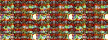 Tomurcukları çiçek olan sevimli bir çiçek deseni. Kumaş, tekstil, duvar kağıdı baskısı için. Raster. Eski usul. Raster illüstrasyonu. Taslak arkaplan.