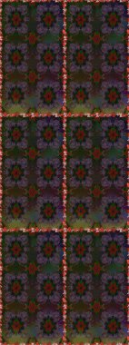 Şatafatlı bahar bahçesi dokusu. Çiçek deseni. Raster illüstrasyonu. Çiçeksiz arkaplan.