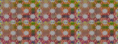 Kahverengi renkli çiçekler. Raster düz çiçekleri pürüzsüz desen. Tasarım hediye paketi, tebrik kartları, posterler ve afiş tasarımı.