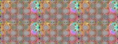 Raster Henna tarzı. Sınır Kızılderili çiçekli paisley patten. Etnik Mandala havlusu. Tebrik kartı geçmişi, boyama kitabı, arkaplan ve tekstil için kullanılabilir. Kusursuz süs izi..