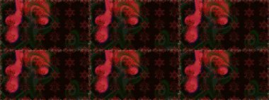 Düz Çiçek Elementleri Tasarımı. Renkli Bahar Temalı Kusursuz Arkaplan. Çiçek deseni. Raster pürüzsüz Güzel kumaş deseni.