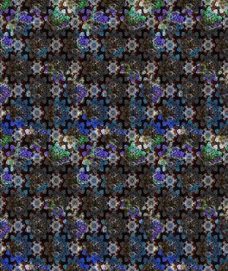 Eskiz geçmişi. Tomurcukları çiçek olan sevimli bir çiçek deseni. Kumaş, tekstil, duvar kağıdı baskısı için. Raster. Eski usul. Raster illüstrasyonu.