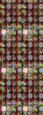 Renkli çiçekler. Raster illüstrasyonu. Çizim çiçek deseni duvar kağıdı için kullanılabilir.