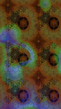 Raster çiçek desenli çiçek deseni, yapraklar, dekoratif elementler, sıçrama, lekeler, el çizimi kontur çizgileri ve Doodle çizim stili, grafik raster çizim çizimi.