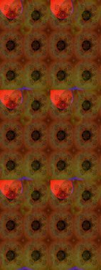 Küçük çiçekteki sevimli çiçek deseni. Renkli çiçekler.