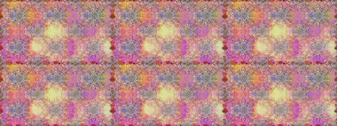 Çiçeksiz desenli arka plan. Tarafsız ve pembe renklerde çiçekler. Tişört baskısı için çiçek boyama rasteriName.