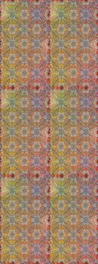 Sevimli çiçek raster deseni. Moda kumaş deseni. Yaz tema Dikişsiz desen arka plan rengi. Düz çiçek öğeleri tasarım.