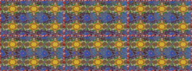 Soyut zarafet, çiçekli arkaplan deseni. Raster Güzel kumaş deseni.