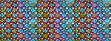 Küçük çiçekteki sevimli çiçek deseni. Mavi renkte çiçekler.