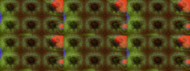 Çiçekli tebrik kartı. Doğum günü kartı ya da düğün davetiyesi. Yeşil renklerde. Raster illüstrasyonu. Çiçek arkaplan. Suluboya çiçek buketi.