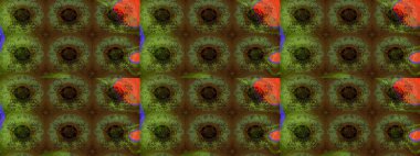 Çiçekli tebrik kartı. Doğum günü kartı ya da düğün davetiyesi. Yeşil renklerde. Raster illüstrasyonu. Çiçek arkaplan. Suluboya çiçek buketi.