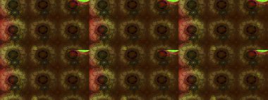 Parlak renkli çiçekleri ve kahverengi renkli yaprakları olan harika bir çiçek deseni. Halk tarzı. Modern çiçek arkaplanı. Moda baskıları için zarif bir şablon.