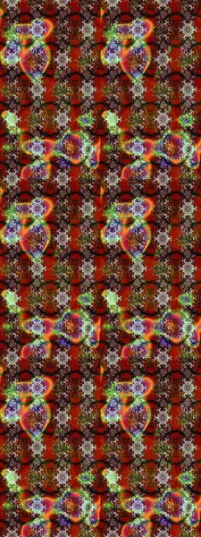 Çiçekli çiçek deseni, suluboya. Süslü kumaş deseni. Raster deseni.