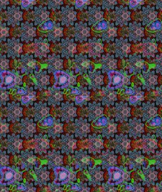 Tarafsız renklerde güzel çiçekli eskiz deseni, suluboya çiçek deseni, duvar kağıdı, kart veya kumaş için fayanslı. Raster..