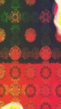 Soyut etnik raster çizim kalıbı. Kabile sanatı boho baskısı, klasik çiçek arkaplanı. Arkaplan dokusu, duvar kağıdı, gri renkli çiçek teması.