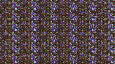 Kahverengi renkli çiçekler. Düz Çiçek Elementleri Tasarımı. Raster illüstrasyonu. Renkli Bahar Teması eskiz kalıbı. Çiçekli çiçek deseni, suluboya..