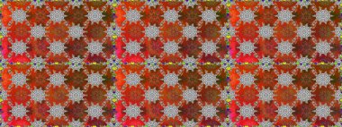 Yumuşak, bahar çiçekleri kahverengi ve gri renklerde. Raster illüstrasyonu. Raster çiçekleri klasik tarzda çizilmiş. Çiçekli, pürüzsüz desen.