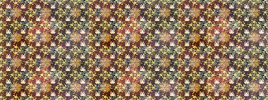 Renkli Bahar Teması eskiz kalıbı. Çiçek desenli eskiz, yaz çiçekleri. Kahverengi renkli çiçekler. Düz Çiçek Elementleri Tasarımı.