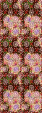 Kusursuz desen. Ultraviyole kumaş deseni. Organik motif arka planı. Raster illüstrasyonu.