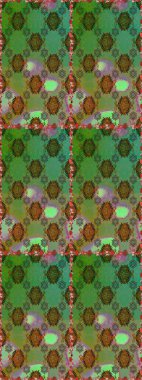 Çiçek tasarımı için inanılmaz bir kolaj cenneti tarzı. Çiçekli zambaklar kusursuz bir arka plan. Parlak çiçekli kolaj çiçekleri yeşil ve kahverengi.