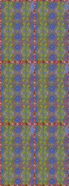 Sevimli çiçek desenli küçük çiçek. Dikişsiz Tony kumaş desen. Moda kumaş deseni. Raster illüstrasyon.