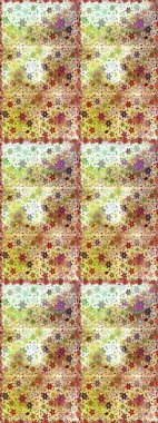 Küçük ölçekli çiçek basit şirin desende. Üretim, duvar kağıdı, baskı, hediye paketi ve scrapbooking Tekstil veya kitap için çiçek sorunsuz arka plan kapsar. Raster illüstrasyon.