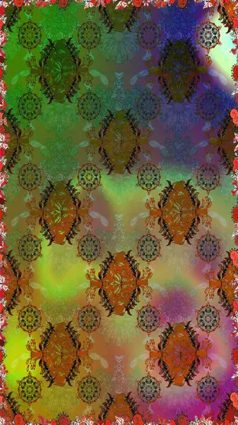 Zarif, parlak ve pürüzsüz yeşil ve kahverengi çiçek desenli tasarım. Sabıka baskıları, bebek kıyafetleri, duvar kâğıtları, paket kutuları vb..