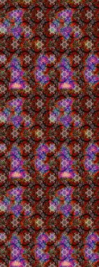 Süslü kumaş deseni. Raster deseni. Çiçekli çiçek deseni, suluboya..