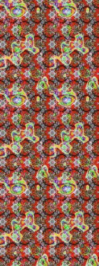 Tropik çiçekler. Gri ve kahverengi renkli çiçekler. Gömlek çizimi Arkaplan Deseni.