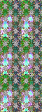 Çiçek deseni duvar kağıdı, desen dolguları ve web sayfası arka planı için kullanılabilir. Süslü, dikişsiz, soyut çiçeklerle süslenmiş. Şekillendirilmiş çiçeklerle kusursuz desen.